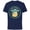 Navy, variant on Star Wars The Mandalorian Grogu The Force - Short Sleeve Cotton T-Shirt for Adults - Customized-Black
