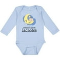 thumbnail image 3 of Inktastic Lacrosse Baby Dream About Boys or Girls Long Sleeve Baby Bodysuit, 3 of 5