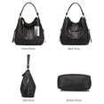 thumbnail image 4 of LHSHID High Quality Artificial Leather Ladies Hobo Top-handle Bags Women Shoulder Crossbody Bag Female Casual Large Totes Handbags, 4 of 6