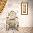thumbnail image 3 of Brissonnet, Daphne 15x32 Gold Ornate Wood Framed with Double Matting Museum Art Print Titled - Sweet Romance Panel II, 3 of 4