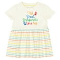 thumbnail image 3 of Inktastic My Great Grandparents Love Me Girls Baby Dress, 3 of 5