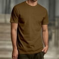 thumbnail image 3 of Mens Short Sleeve Shirts Summer Solid Fashion V Neck T Shirts for Men Casual Tops, 3 of 5