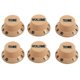 thumbnail image 1 of 2X Nueva Cream Dark Azul Font 1 Volumeand 2 Tone Guitar Control Knobs para Fender Strat, 1 of 5