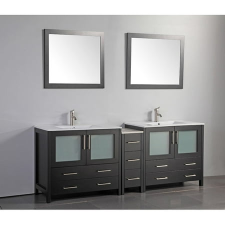 Vanity Art 84 Double Bathroom Set With Mirror Brickseek Double Bathroom Vanity Set With Mirror