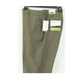 thumbnail image 2 of Perry Ellis Mens Portfolio Resol Dress Pants Slacks, Brown, 33W x 30L, 2 of 4