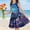 Multicolor F, variant on SGFCWSX Girls Sleeveless Dress A-Line Floral Print Crew Neck Summer Party Dresses for Kids Multicolor Size 4-5 Years