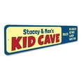 thumbnail image 3 of Kid Cave Rules Novelty Decor, Metal Wall Sign - 4x18 Inches, 3 of 4