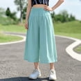 thumbnail image 6 of SHTXOZHI Girls Wide Leg Pants Elastic High Waisted Workout Pants Breathable Lightweight Flowy Going-Out Bottoms, 6 of 6
