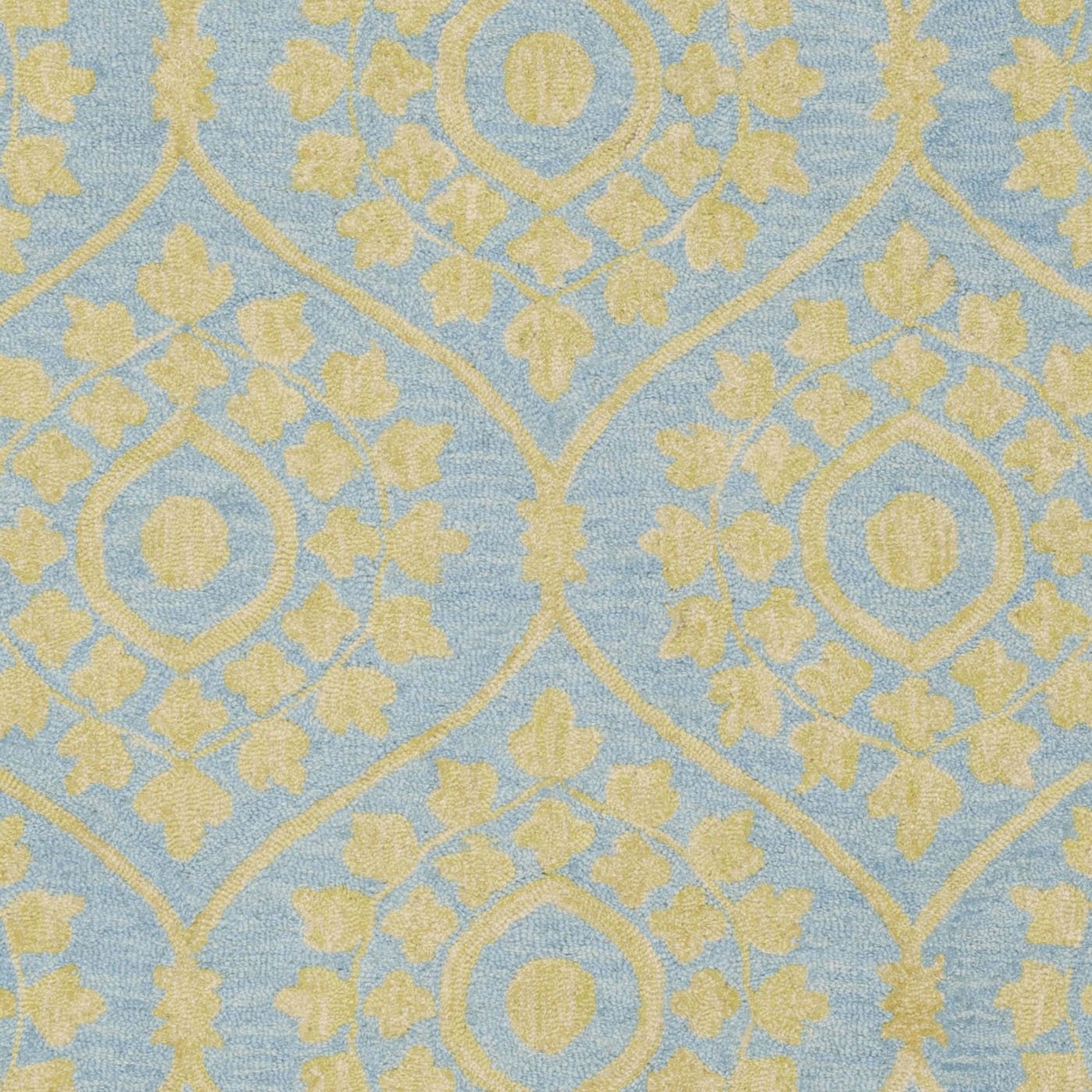 SAFAVIEH Suzani Nina Floral Bordered Area Rug, Chocolate/Yellow, 4' x 6'