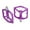 Purple, variant on Pedals 9/16 "with 16 Pieces of Anti- Pins, Mountain Bike Pedals, -strong, Colorful, CNC-milled, Sealed Bearings, Racing Bike Pedals with