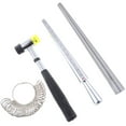 thumbnail image 1 of AMLESO 4 Packs Sizer Finger Size Measu Sizer Guage Metal Circle Models Jewelry, 1 of 8