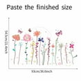thumbnail image 2 of pdqouc Colorful Wall Decors for Room Makeup Wall Decorations Stickers Teenage Girls Bedroom Wall Decals Spring Summer Garden Flowers Wall Art Stickers, 2 of 7