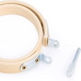 thumbnail image 4 of SUTENGDA 10 Pieces 4 Inches Embroidery Hoop Set Wooden Round Bamboo Circle Cross Stitch Frame Hoop Ring for Embroidery，Cross Stitch and Art Craft Handy Sewing and Home Ornaments, 4 of 7