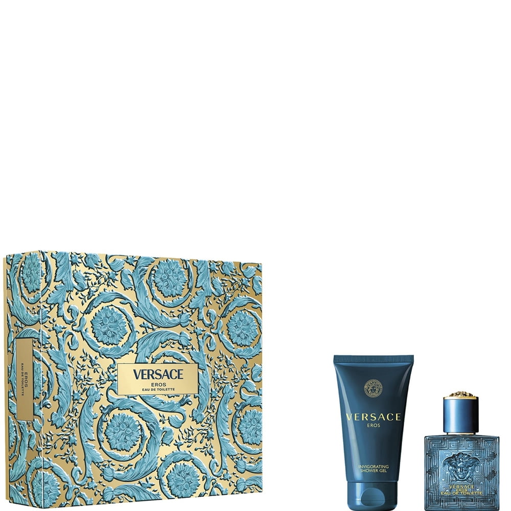 VERSACE エロス オードトワレ ギフトセット 100ml Versace Eros Men's Fragrance Gift Set - Eau De Toilette Spray