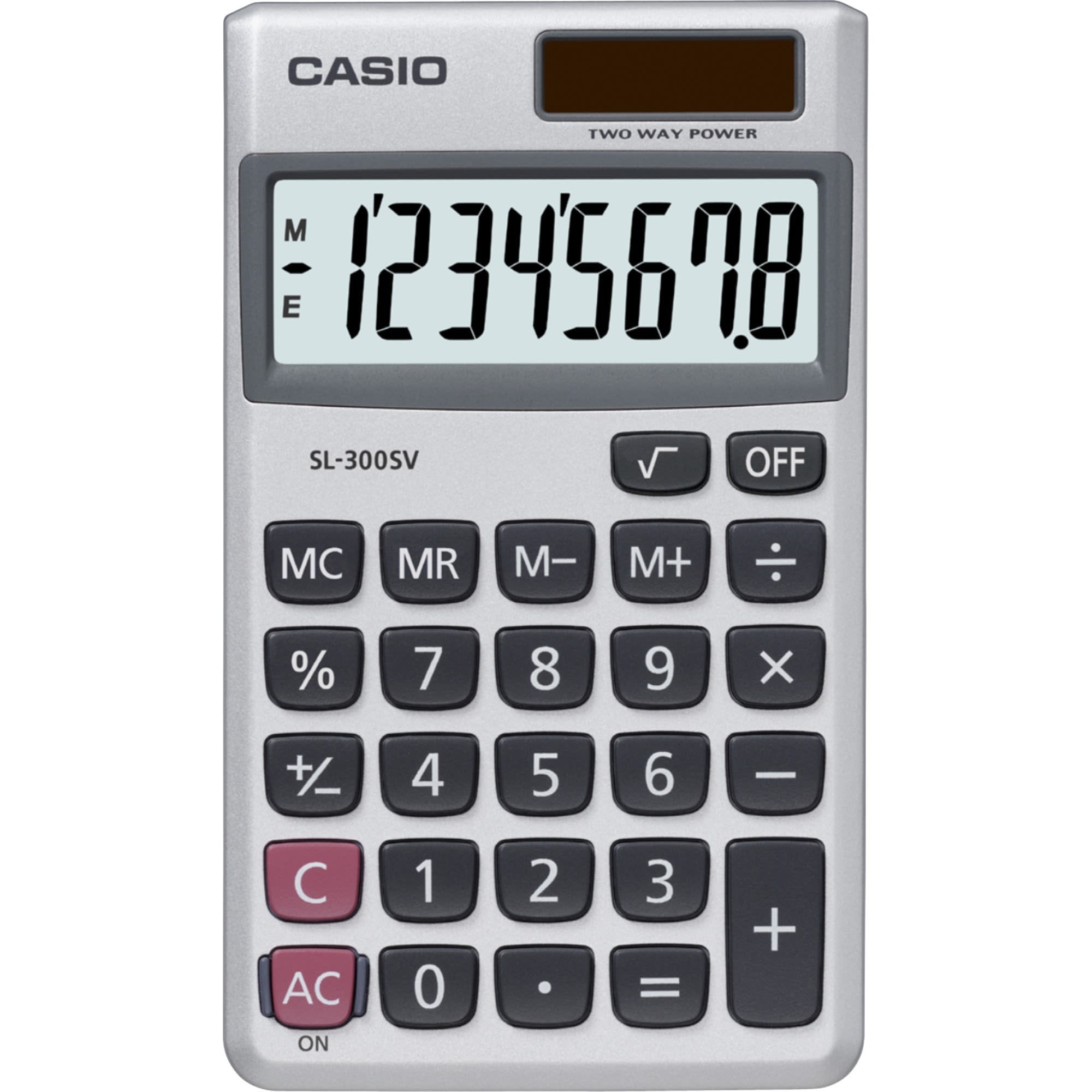 Casio® SL-300SV Handheld Display Calculator