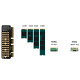 thumbnail image 4 of 2X M.2 NVME To PCI-E 4.0 Adapter Card M.2 M-KEY Slot Supports 1U Server, 4 of 5