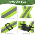 thumbnail image 3 of Chaleco de Seguridad Reflectante Uxcell, Chalecos Hi-Vis, Tiras de Alta Visibilidad Ajustables para Trotar al Aire Libre Verde Fluorescente, 3 of 7