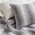 thumbnail image 4 of Studio 16, Toronto – Landon Geometric Diamond Cotton Matelassé Duvet Cover Set (King)  – Modern Textured Design, 100%Cotton, 4 of 8