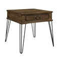thumbnail image 4 of Topline Home Furnishings Table de bout avec 1 tiroir, chêne rustique, 4 of 5