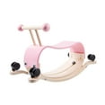 thumbnail image 3 of DOLITY 2 in 1 Rocking Horse Kids Educational Toy for Birthday Gift Living Room Baby pink, 3 of 8