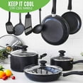 thumbnail image 6 of Greenlife Diamond Ceramic Non-stick 13 Piece Cookware Set, Black, 6 of 10