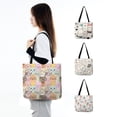 thumbnail image 2 of Bolso de mano con estampado de osos y gatos para estudiantes, bolsa de hombro con estampado de perros, informal, grande xuanjing unisex, 2 of 2