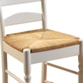 thumbnail image 5 of TMS 30" Indoor Ladder Back Bar Stool with Rush Seat, Set of 2, White, 5 of 6