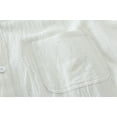 thumbnail image 5 of Yufatyle Short Sleeve Shirts for Men Button Down T Shirts for Man Short Sleeve Quick Dry Fashion Solid Color T-Shirts, White-XL, 5 of 5