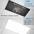thumbnail image 4 of 4 Pack Funny Yak Fluorescent Light Covers for Ceiling Lights Welcome to Our Place Abstract Animal Magnetic Ceiling Light Covers Overhead Light Filters for Office Classroom Home, 4 of 9