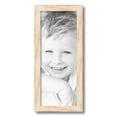 thumbnail image 2 of ArtToFrames 8" x 20" Knotty Pines Pecan with White Wash Picture Frame, 8x20 inch White Wood Poster Frame (WOM-4771), 2 Pack, 2 of 7