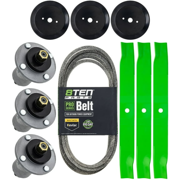 8TEN Blade Spindle Belt Kit for Ariens Gravely Ikon ZT XL 60 09659200 30138800 MK1013784