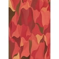 thumbnail image 1 of Ahgly Company Machine Washable Indoor Rectangle Transitional Red Area Rugs, 2' x 3', 1 of 7