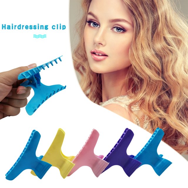 Pinzas De Pelo De Mariposa 12 Uds. Pinzas para el pelo de mariposa, horquillas para el pelo, abrazadera de garra para sujetar el cabello Ygjytge Cuidado Belleza