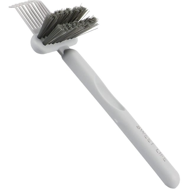 Cepillo de limpieza MACHAO peine de plástico 2 en 1 herramientas de limpieza gris