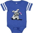 thumbnail image 3 of Inktastic Schnauzer with Heart Boys or Girls Baby Bodysuit, 3 of 5