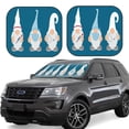 thumbnail image 6 of Kdxio Nurse Doctor Gnomes Print 2-Piece Sun Shade Front Windshield - Foldable Car Front Window Sunshades For Most Sedans Suv Truck, 6 of 6