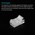 thumbnail image 3 of LED Strip Connector 4 Pin, 10mm LED Connectors for Strip Light Connector 5 Pack, 3 of 4