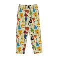 thumbnail image 4 of Daiia Different Kind Of Guitars Women's Sleep Pant with Pockets and Drawstring,Pajama Pants-Medium, 4 of 9
