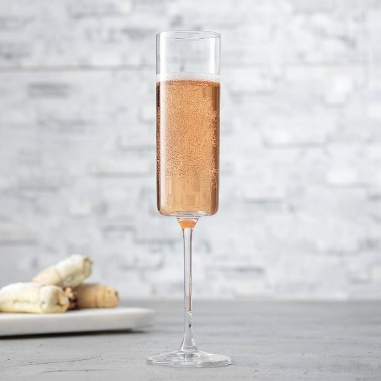 JoyJolt Claire 5.7 oz. Champagne Glasses (Set of 4) MC202123 - The