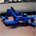 thumbnail image 5 of Robot Action Figure, 3D Printed with Full Articulation Blue, 5 of 5