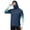 Navy, variant on Men’s Loose Fit Outdoor Rash Guard Hooded Classic Gradient Pattern Print Integrated Neck Mask Light Cooling Long Sleeve Boating Trekking Top Sky Blue S