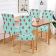 thumbnail image 2 of Yayeee 4 Pack Dining Chair Covers Stretch Parson Chairs Slipcovers Seat Protector, Strawberry Pattern, 2 of 6