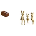 thumbnail image 1 of Organizador de servilletas rectangular multifuncional de PP para pañuelos de papel, ideal para la cocina o el coche. Figuras decorativas de la familia, 1 of 8