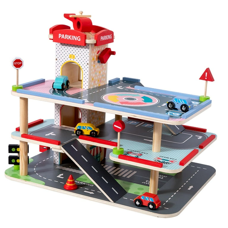 STARTIST Service Station Parking Garage Kids Parking Garage Race Car Race Track Car Toy for Kids Birthday Gift1Holiday Gift Boys Girls