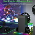 thumbnail image 2 of Ventilador de refrigeración automática y base de carga accesoria para la consola Xbox Series X con base de carga para mandos, soporte para auriculares y almacenamiento para discos de juegos, 2 of 8