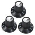 thumbnail image 3 of Electric Guitar Control Knobs,3Pcs Electric Guitar Control Guitar Witch Hat Knobs Guitar Tone Volume Control Knobs Built for Professionals, 3 of 14