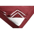 thumbnail image 3 of Luxurious Zip On Sheets Twin XL Size(39X80) - Includes 2 Zip Sheets +1 Bottom Fitted Base - Fit's 16” In Deep Pocket - Zip Sheets Easy to Change - 600 TC Cotton Fitted Sheet - Burgundy Color, 3 of 8