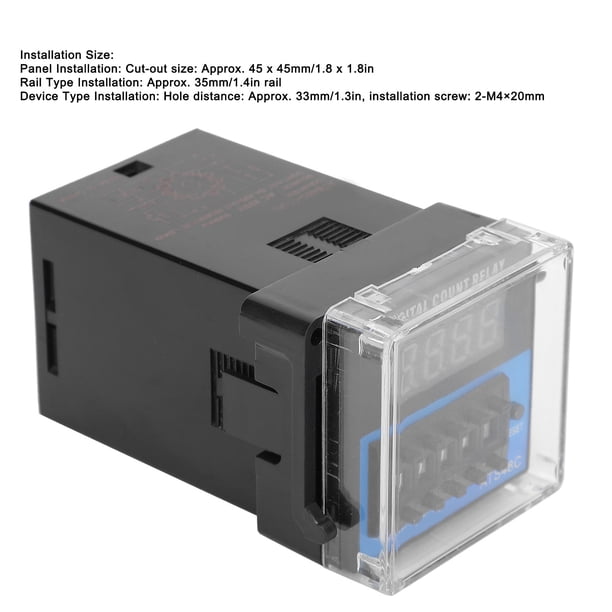 Temporizador Delay Encendido Apagado Módulo Relé Temporizador Akozon - DC 5V/12V/24V, Retardo Encendido/Apagado Ajustable, 0-24 Horas Temporizador Relé Ajustable