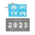 thumbnail image 2 of Christmas Window Snowflake Cling Decals Stickers Decorations Holiday Christmas Party Decorations, 2 of 5