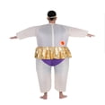 thumbnail image 3 of Traje inflable Traje gordo del traje de la bailarina del traje inflable adulto lindo de Decdeal para el ventilador del aire de las mujeres / de los hombres operado explota el traje de lujo del mono de Decdeal Traje inflable, 3 of 7